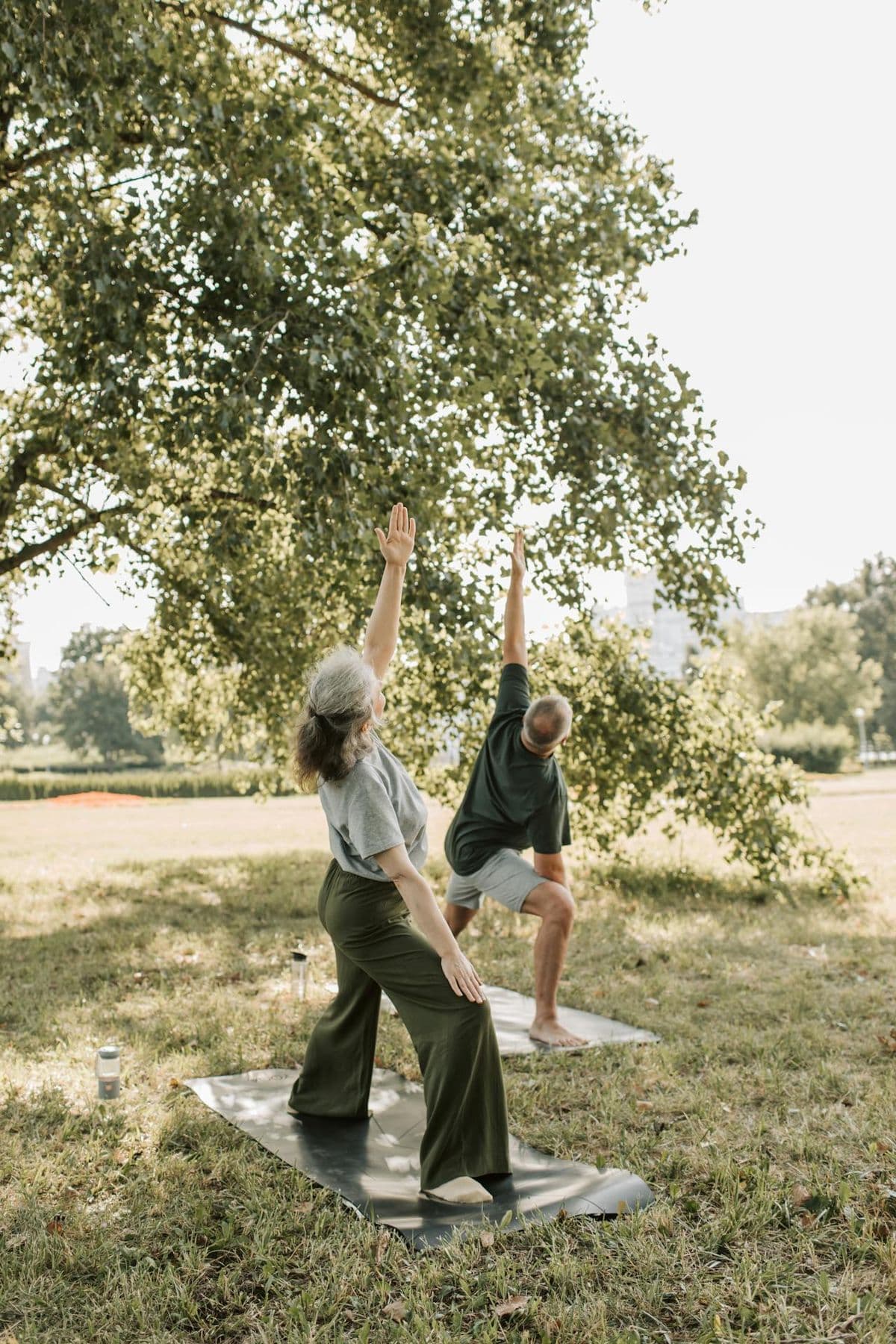Morning yoga